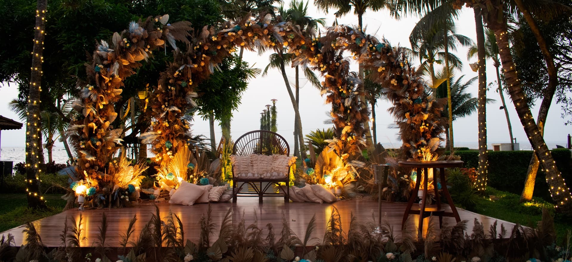 An Asquared event set at dusk